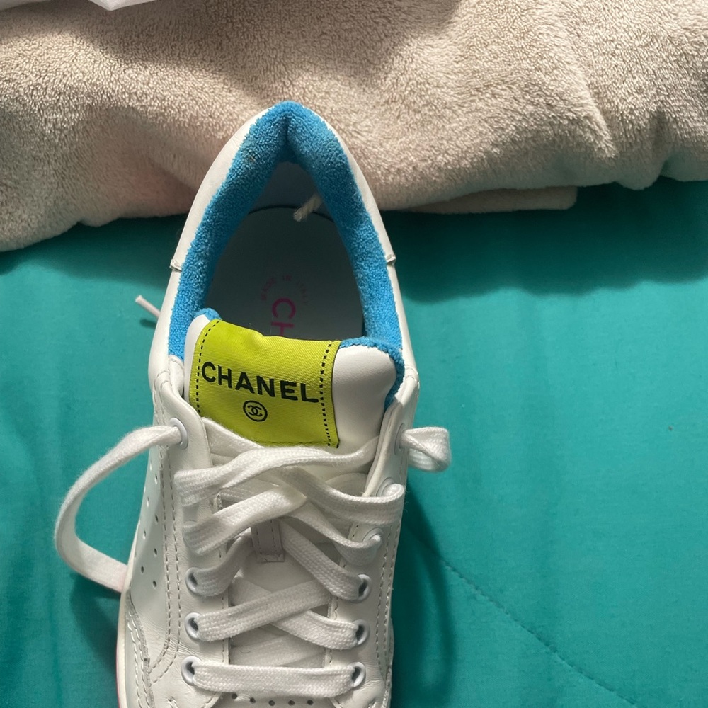Chanel Lamb Leather Sneakers